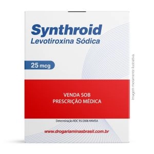 Synthroid 25 Mcg Com 30 Comprimidos