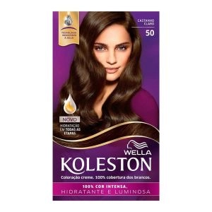 Tintura Wella Koleston Kit Creme 50 Castanho Claro
