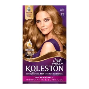 Tintura Wella Koleston Kit Creme 73 Louro Avelã