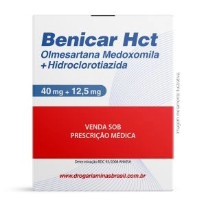 Benicar HCT 40/12,5mg com 30 Comprimidos Revestidos