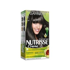Tintura Garnier Nutrisse Kit Creme Cor 30 Grafite Castanho Escuro
