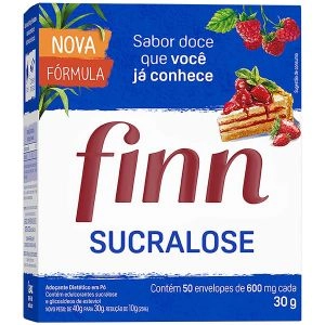 Adoçante Finn Sucralose com 50 Sachês