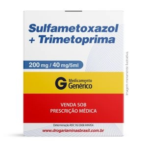 Sulfametoxazol + Trimetoprima Suspensão 200Mg + 40Mg/5Ml  C/ 100 Ml Genérico Ems