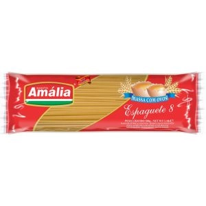 Macarrão Santa Amália Espaguete 8 Massa de Ovos 500g