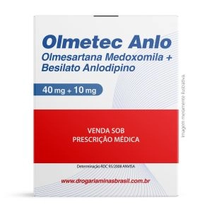 Olmetec Anlo 40mg+10mg Com 30 Comprimidos Pfizer