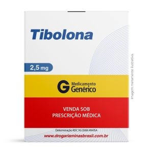 Tibolona 2,5Mg Com 30 Comprimidos Genérico Ems