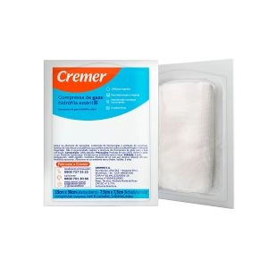Compressas De Gaze Cremer Estéril Com 5 Unidades