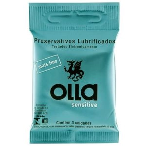 Preservativo Olla Sensitive Com 03 Unidades