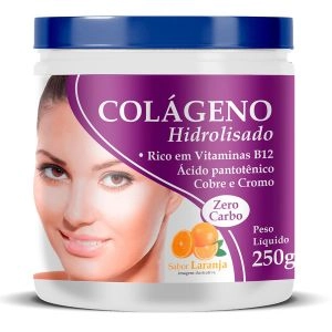 Colágeno Hidrolisado Health Labs Laranja 250G