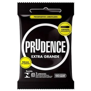 Preservativo Prudence Extra Grande Com 3 Unidades
