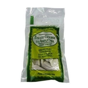 Bala De Gengibre Amazônia Com 10 Unidades