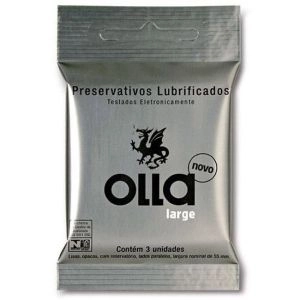 Preservativo Olla Large Com 03 Unidades
