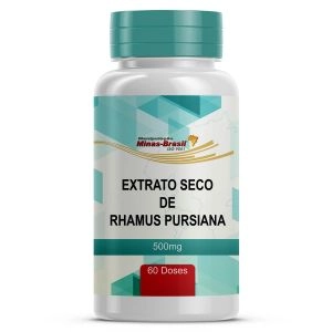 Extrato Seco de Rhamus Pursiana 500mg 60 Cápsulas