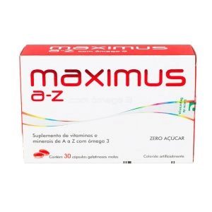 Maximus A-Z Com Ômega 3 C/30 Caps