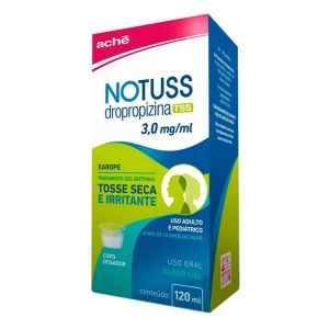 Notuss Xarope 3,0 Mg/ml Sabor Mel Com 120ml Aché