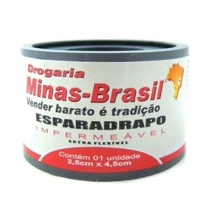 Esparadrapo Minas Brasil Impermeável 2,5cm X 4,5cm