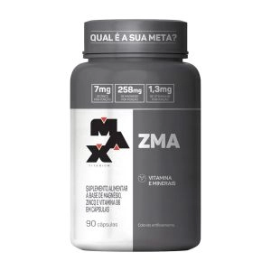 ZMA Capsules Max Titanium Com 90 Cápsulas