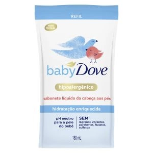 Sabonete Líquido Hipoalergênico Refil 180ml Baby Dove