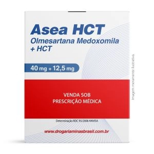 Asea HCT 40mg + 12,5mg 30 Comprimidos Revestidos