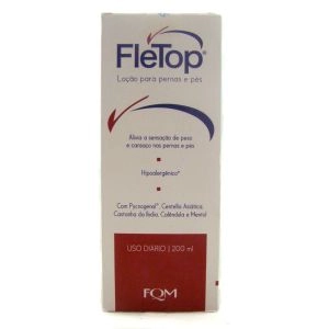 Loção Para Pernas e Pés Fletop Hipoalergênico 200 ML