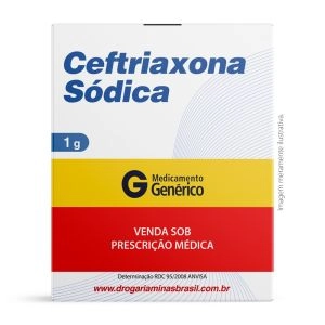 Ceftriaxona Sódica 1 G Intramuscular