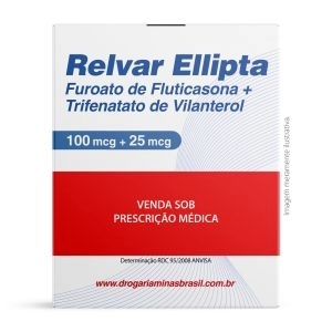 Relvar Ellipta 100/25 mcg 30 Doses Pó Para Inalação