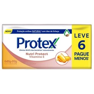 Sabonete Protex Nutri Protect Vitamina E Leve 6 Pague Menos 510g