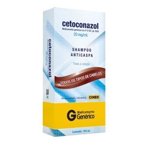 Cetoconazol Shampoo Genérico Cimed Com 100Ml