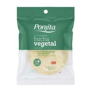 Bucha Vegetal para Banho Esfoliação Profunda Ponjita