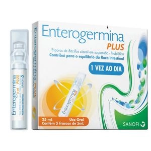 Probiotico Enterogermina Plus Uso 1 Vez Ao Dia 5 Frascos