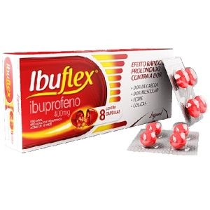 Ibuflex 400mg C/ 8 Cápsulas Gelatinosas