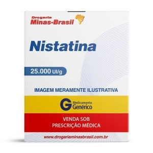 Nistatina 25.000 Ui/g Creme Vaginal 60g Com Aplicador Genérico Teuto