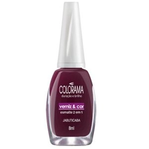 Esmalte Colorama Verniz E Cor Jabuticaba 8Ml