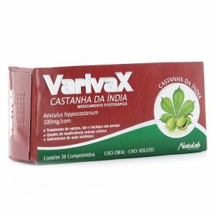 Varivax Castanha da Índia 100mg c/ 30 Comprimidos