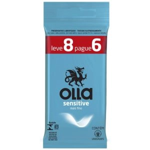 Preservativo Olla Sensitive Leve 8 Pague 6
