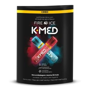 Gel Lubrificante K-Med Fire And Ice Gel 2 Unidades De 40G