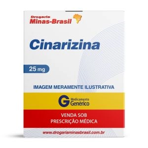 Cinarizina 25mg Com 30 Comprimidos Genérico Ranbaxy
