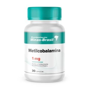 Metilcobalamina 1  Mg - 30 Cápsulas