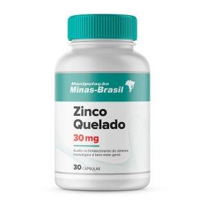 Zinco Quelado 30 Mg - 30 Cápsulas