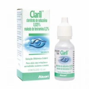 Claril Solução Oftálmica Estéril Com 15Ml