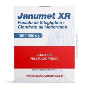 Janumet Xr 100/1000Mg Com 30 Comprimidos