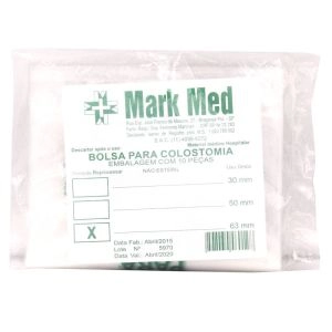 Bolsa Para Colostomia 63mm Com 10 Unidades Mark Med