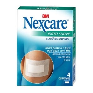 Curativos Extra Grandes Suave Nexcare 4 unidades