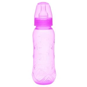 Mamadeira Aquarela Universal Rosa 250ml Kuka