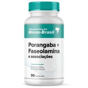 Porangaba 300 mg Faseolamina 250 mg Cassiolamina 250 mg Chá Verde 150 mg 5-HTP 50 mg 90 Cápsulas