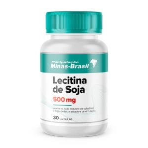 Lecitina de Soja 500 Mg - 30 Cápsulas