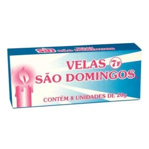 Velas São Domingos Nº7 Com 8 Unidadades 20g