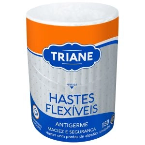 Hastes Flexíveis Pote com 150 Unidades Triane