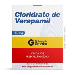 Cloridrato de Verapamil 80mg Com 30 Comprimidos Revestidos Genérico Biosintética