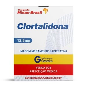 Clortalidona 12,5Mg Com 60 Comprimidos Generico Ems